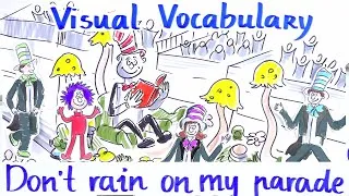Visual Vocabulary - Don't Rain on My Parade - Speak English Fluently and Naturally