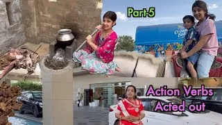 Improve Vocabulary through different acts | Action Verbs acted out | Part-5 | Havisha Rathore
