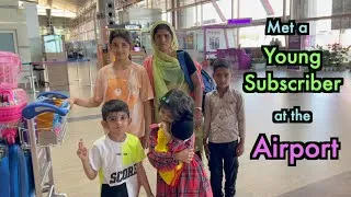 Met a Young Subscriber at the airport. | Vlog in English | Havisha Rathore