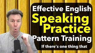 English Pattern Training Speaking Practice