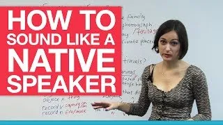 How to sound like a native speaker - Word Stress