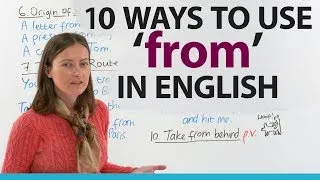 Learn 10 ways to use 'FROM' in English
