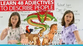 Learn 48 adjectives in English to describe people with Chinese astrology