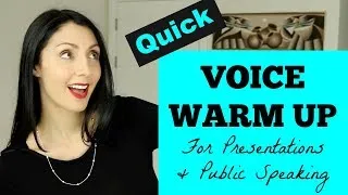 The Best Vocal Warm Up For Public Speaking #Spon