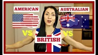 AMERICAN vs BRITISH vs AUSTRALIAN | Common English Dialect Differences #spon