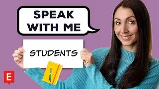 Speak With Me Students | English Conversation Practice | Learn English Speaking