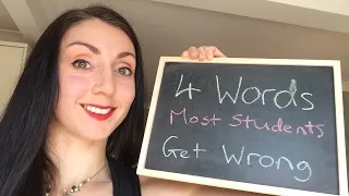 Live English Writing Practice: 4 words most students get wrong