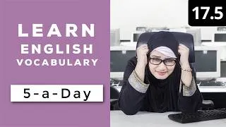 Learn English Vocabulary Daily  #17.5 — British English Podcast