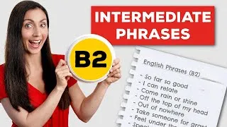 Daily B2 Phrases - English Lessons for Intermediate Learners