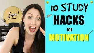 10 Study Hacks For Motivation | How To Stay Motivated #Spon
