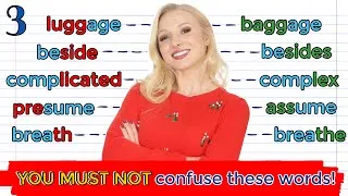 You MUST NOT confuse these words! E.g. Luggage or Baggage? (+ Free PDF & Quiz)