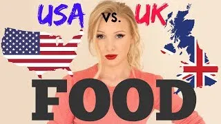 TOP 10 AMERICAN vs BRITISH FOOD DIFFERENCES | English Vocabulary Lesson