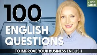 100 Common Business English Questions | How to Ask and Answer Questions Professionally in English