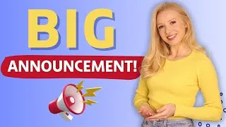 I have a BIG announcement to make today! (Video will be deleted on the 1st October!)
