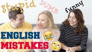 Our FUNNY English mistakes | Native English Speakers Funny Language Mistake Stories