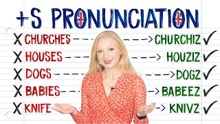 Plural Nouns Pronunciation - /s/ /z/ or /iz/? (pronounce PERFECTLY every time!) (+ Free PDF & Quiz)