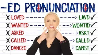 -ED pronunciation - /t/ /d/ or /id/? (pronounce PERFECTLY every time!) (+ Free PDF & Quiz)