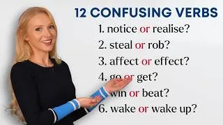 12 Confusing English Verbs