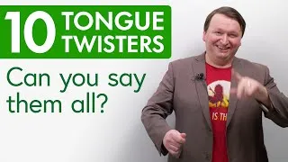 10 ENGLISH TONGUE TWISTERS to improve your speaking skills