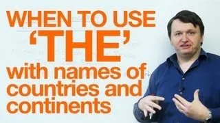 When to use 'THE' with country names
