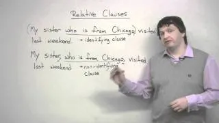 Writing - Relative Clauses overview