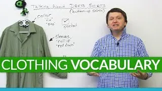 Talking about CLOTHES in English: Vocabulary about SHIRTS