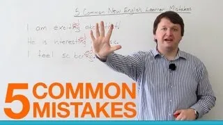 5 Common English Learner Mistakes