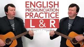 Practice L & R pronunciation in English with a song