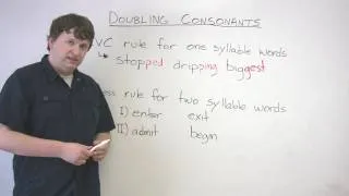 English Spelling - When to Double Consonants