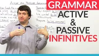 Grammar: Active and Passive Infinitives