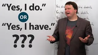 My EASY English grammar trick for yes/no questions