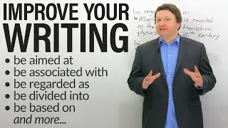 Improve your Academic Writing: PASSIVE PREPOSITIONAL VERBS (also great for IELTS & TOEFL!)