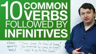 10 common verbs followed by infinitives - English Grammar for Beginners