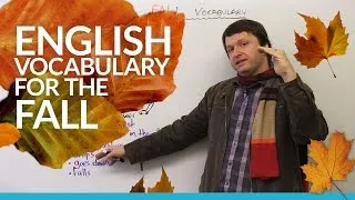 English Vocabulary: Talking about AUTUMN