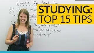 Emma's TOP 15 STUDY TIPS