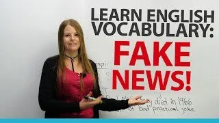 Learn English Vocabulary: FAKE NEWS