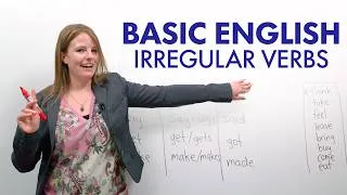 How to Learn Past Tense IRREGULAR VERBS... the EASY Way!