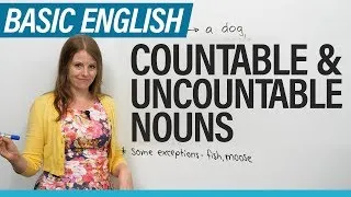 English for Beginners: Countable & Uncountable Nouns