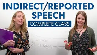 Learn English Grammar: INDIRECT SPEECH (REPORTED SPEECH)