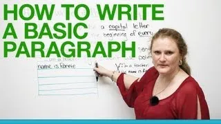 How to write a basic paragraph