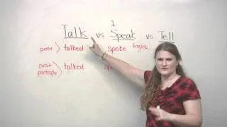 TALK, SPEAK, TELL - What's the difference?