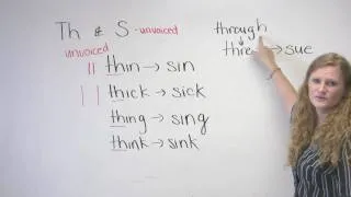 English Pronunciation - Th & S