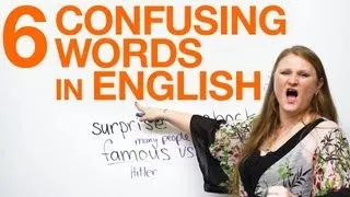 6 Confusing Words: fun & funny, famous & popular, surprise & shock