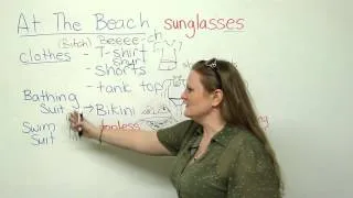 Vocabulary - going to the beach