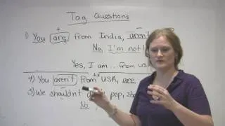 English Grammar - Tag Questions