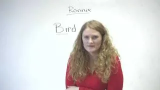 Pronunciation - Words starting with B (bird, beard, bear, bare...)