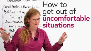How to handle uncomfortable situations