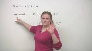 English Pronunciation - ABCDEFG - How to say letters!