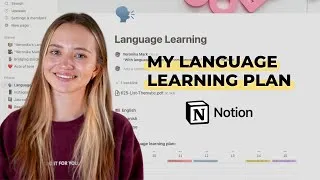 How to make an EFFECTIVE study plan to learn ANY LANGUAGE | Notion Template