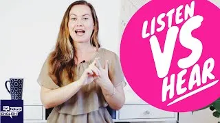 LISTEN & HEAR - What's the difference? | English Vocabulary | Go Natural English